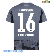 Camisa de time de futebol Eintracht Frankfurt Hugo Larsson #16 Replicas 3º Equipamento 2025-26 Manga Curta